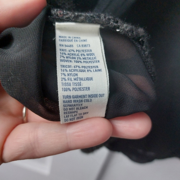 Sparkly V-neck Knit Sweater by American Eagle Outfitters, Size XL - Picture 5 of 5